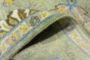 Green Floral 8X10 Oushak Chobi Oriental Rug