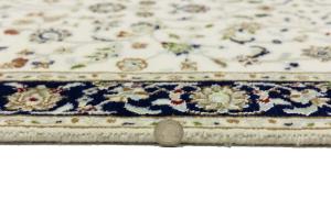 Cream Floral Traditional 2'8X8'1 Indo-Nain Oriental Runner Rug