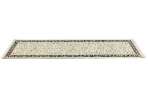 Cream Floral 3X10 Indo-Nain Oriental Runner Rug