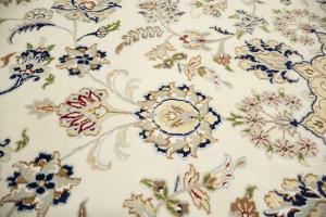 11'10 X 15'5 Hand Knotted Indo-Nain Floral Oriental Wool Rug