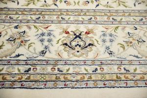 11'10 X 15'5 Hand Knotted Indo-Nain Floral Oriental Wool Rug
