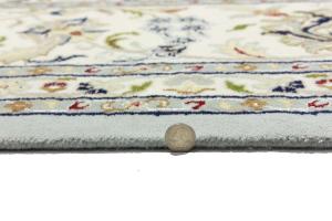 Light Blue Traditional 10x14 Indo-Nain Oriental Rug