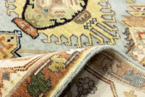 Sky Blue Geometric Tribal 9x12 Chobi Oriental Rug