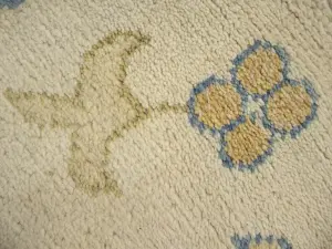 Muted Cream Floral Transitional 13x20 Oushak Oriental Rug