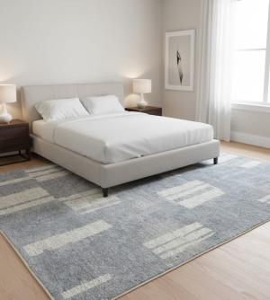 Multicolored Abstract 8X10 Modern Oriental Rug