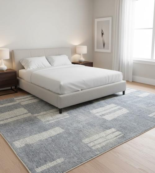 Multicolored Abstract 8X10 Modern Oriental Rug