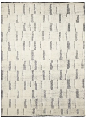 Cream Abstract 9X12 Oriental Modern Rug