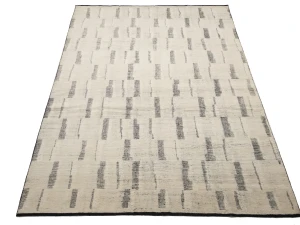 Cream Abstract 9X12 Oriental Modern Rug