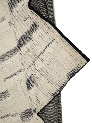 Cream Abstract 9X12 Oriental Modern Rug