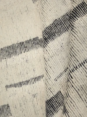 Cream Abstract 9X12 Oriental Modern Rug