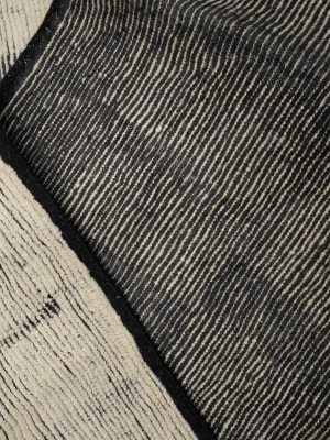 Cream Abstract 9X12 Oriental Modern Rug