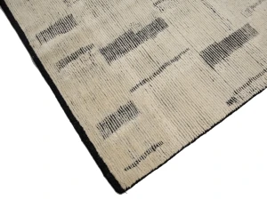 Cream Abstract 9X12 Oriental Modern Rug