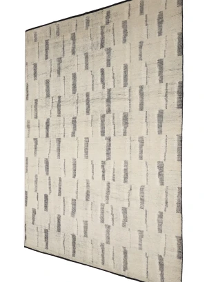 Cream Abstract 9X12 Oriental Modern Rug