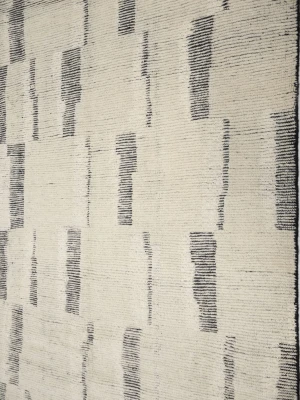 Cream Abstract 9X12 Oriental Modern Rug