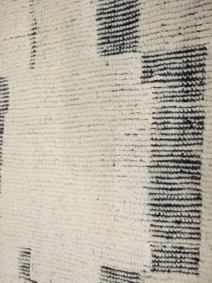 Cream Abstract 9X12 Oriental Modern Rug