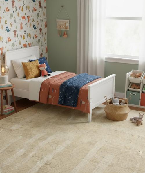 Beige Abstract 8X10 Modern Oriental Area Rug