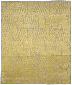 8'1 x 10'0 Hand Knotted Geometric Modern Oriental Wool Rug