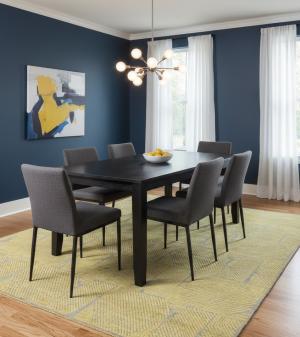 8'1 x 10'0 Hand Knotted Geometric Modern Oriental Wool Rug