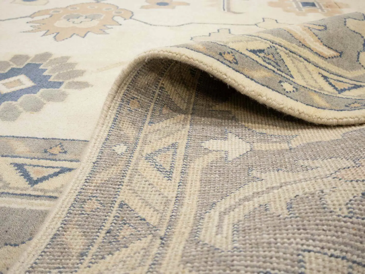 Muted Floral Colorfast 12x12 Oushak Chobi Oriental Square Rug