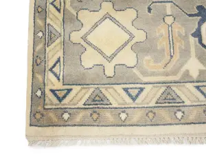 Muted Floral Colorfast 12x12 Oushak Chobi Oriental Square Rug