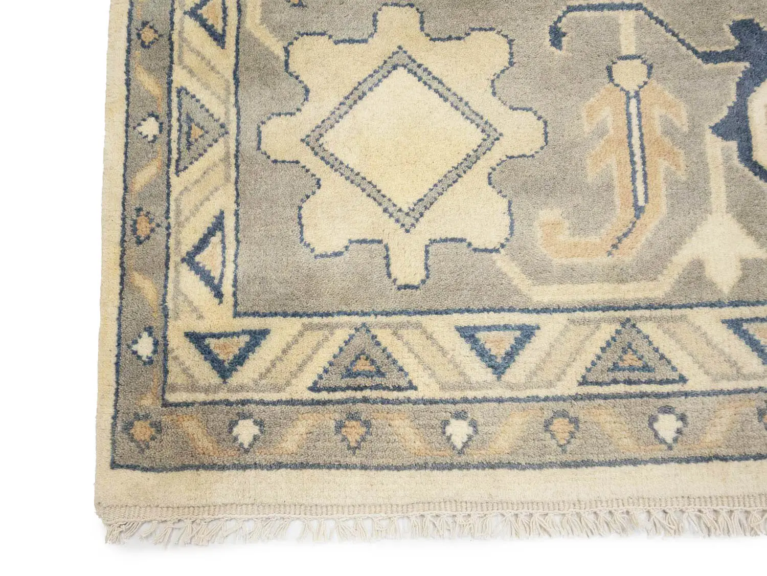 Muted Floral Colorfast 12x12 Oushak Chobi Oriental Square Rug