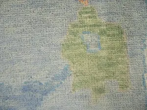 Muted Floral Colorfast 12X15 Oushak Oriental Rug