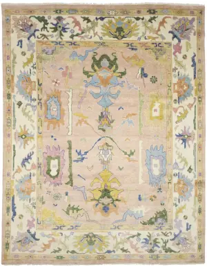 Floral Colorfast 12x15 Oushak Chobi Oriental Rug