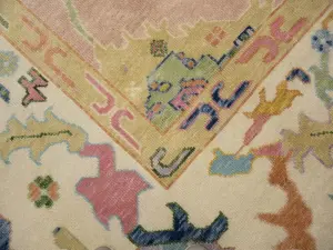 Floral Colorfast 12x15 Oushak Chobi Oriental Rug