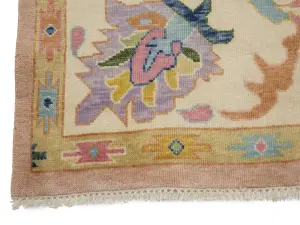 Floral Colorfast 12x15 Oushak Chobi Oriental Rug