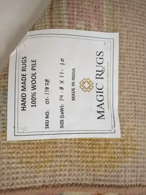 Floral Colorfast 12x15 Oushak Chobi Oriental Rug