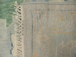 Muted Floral Colorfast 12x15 Oushak Chobi Oriental Rug