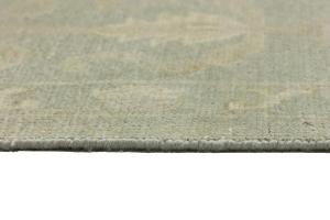 Muted Aqua Blue Floral 10x14Transitional Oriental Rug