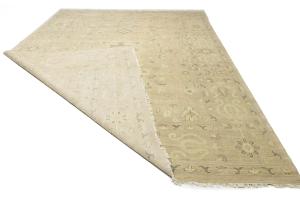 Muted Pinkish Beige Floral 12x15 Transitional Oriental Area Rug