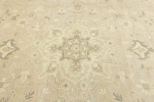 Muted Pinkish Beige Floral 12x15 Transitional Oriental Area Rug