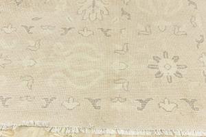 Muted Pinkish Beige Floral 12x15 Transitional Oriental Area Rug