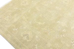 Muted Beige Floral 10X10 Transitional Oriental Square Rug