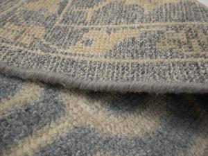 Muted Gray Floral 9x12 Transitional Oriental Area Rug