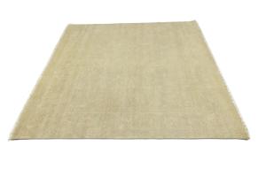 Muted Beige Floral 8X8 Transitional Oriental Square Rug