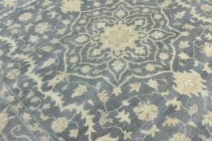 Muted Floral 9x12 Transitional Oriental Area Rug