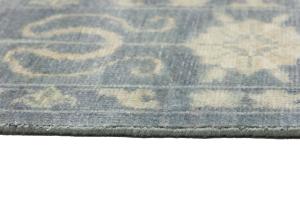Muted Floral 9x12 Transitional Oriental Area Rug