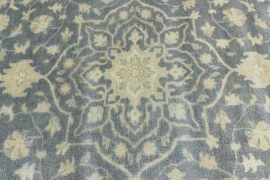 Muted Floral 9x12 Transitional Oriental Area Rug