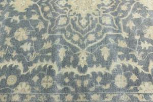 Muted Floral 9x12 Transitional Oriental Area Rug