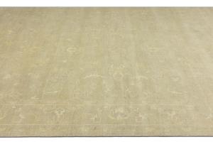 Muted Beige Floral 10x14Transitional Oriental Area Rug