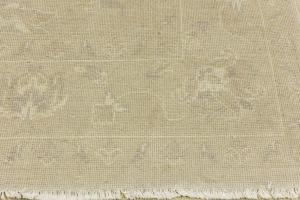 Muted Beige Floral 10x14Transitional Oriental Area Rug