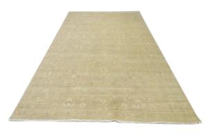 Muted Beige Floral 10x14Transitional Oriental Area Rug