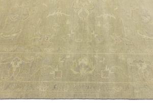 Muted Beige Floral 10x14Transitional Oriental Area Rug