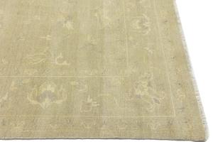 Muted Beige Floral 10x14Transitional Oriental Area Rug