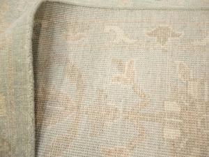 Muted Aqua Green Floral Transitional 12x15 Oriental Area Rug