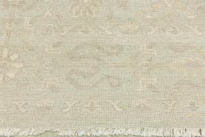 Muted Aqua Green Floral 8x10 Transitional Oriental Area Rug