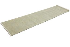 Muted Aqua Blue Floral 3x10 Transitional Oriental Runner Rug